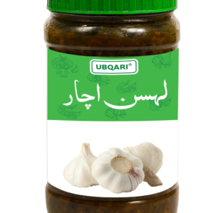 Ubqari Lehsan Achar – 400 gm | Spicy Garlic Pickle