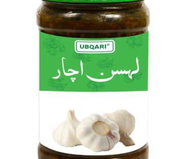 Ubqari Lehsan Achar – 400 gm | Spicy Garlic Pickle