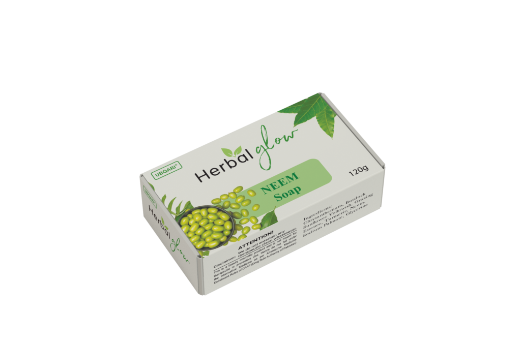 Ubqari Herbal Glow Neem Soap – | Natural Herbal Skin Care